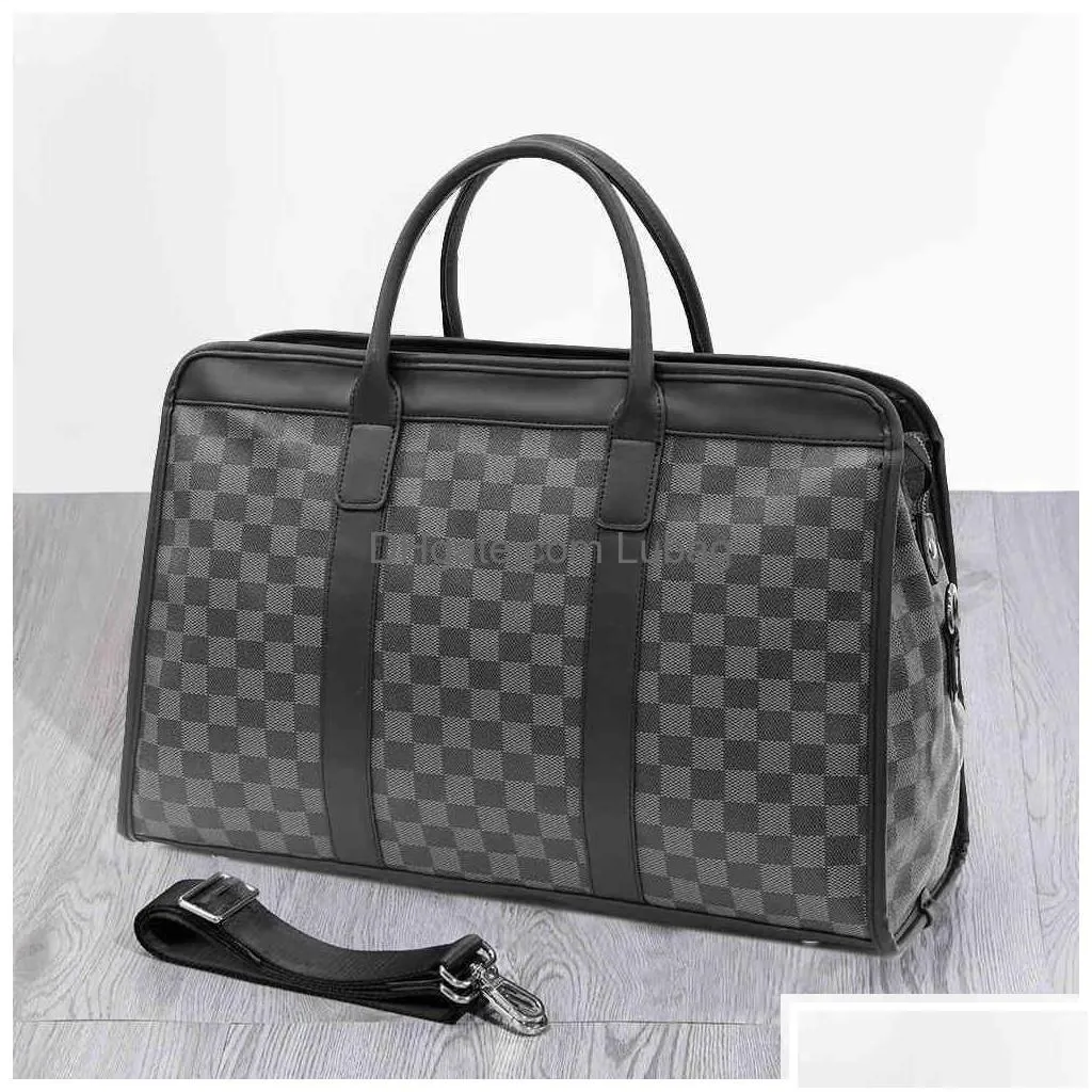 other bags handbag mens travel bag large capacity lattice tide brand backpack lage single shoder business drop delivery accessories