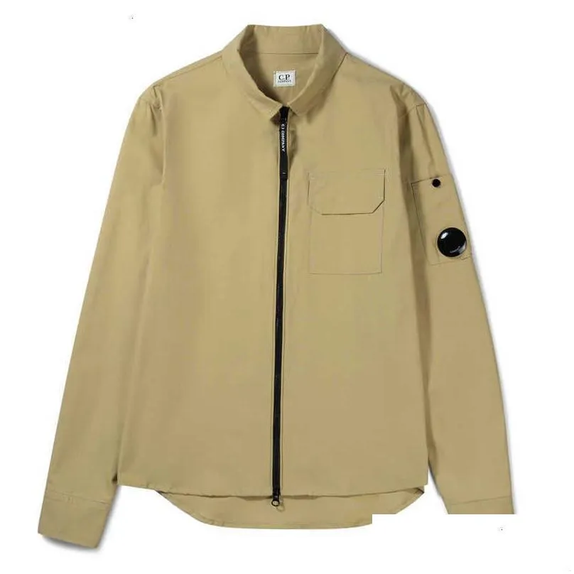 Men`s Jackets 2023 Spring Casual Hoodie CP Shirts Long Sleeve Jacket Pocket Company Goggles Lens Decoration Zipper Thin UK High Street Coats Sweatshirts