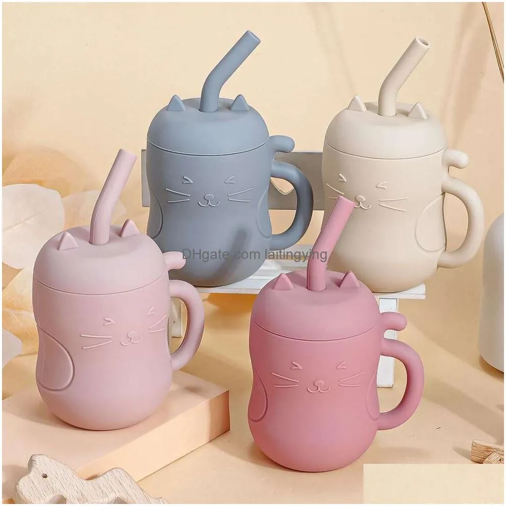  baby bottles tyry.hu baby silicone straw cup bpa portable storage snack container feeding cup kids leakproof learning drink