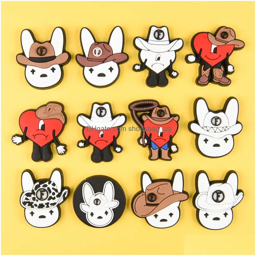 hot selling high quality new  bay bunny style clog charms for shoes decoration