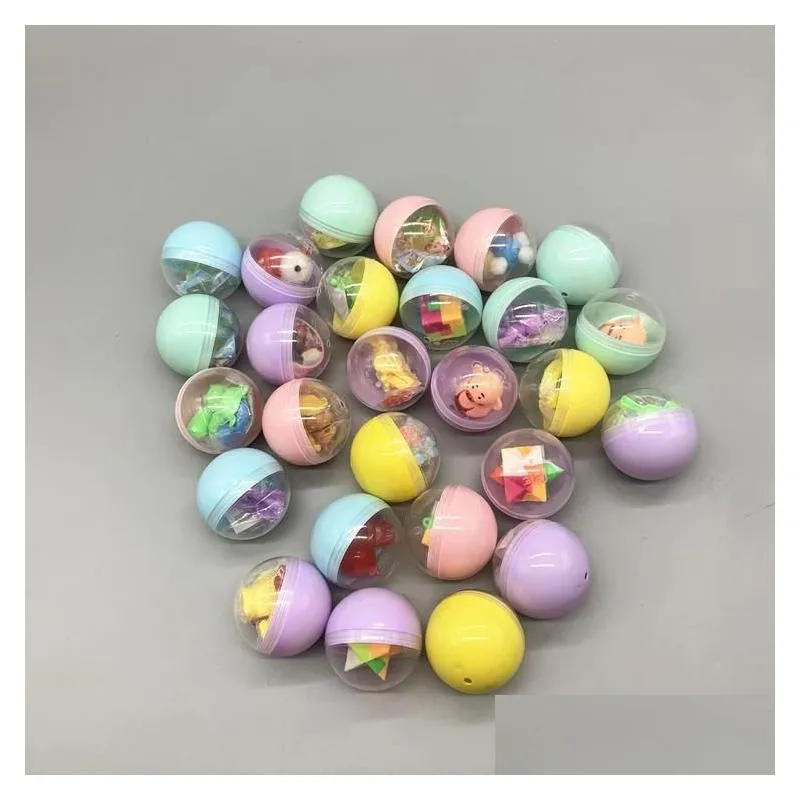 50mm easter twisted egg mix capsule ball child easter twisted egg gift childrens blind box toys different surprise plastic toys s 