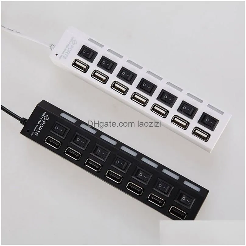 multi usb splitter 20 use hub power adapter 7 port multiple expander with switch for pca29a06a273301535