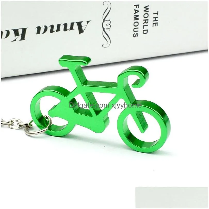 Openers Keychain Bottle Opener Bicycle Bike Portable Beer Metal For Wedding Party Favor Random Colors Lx5102 Drop Delivery Home Garden Dhez2