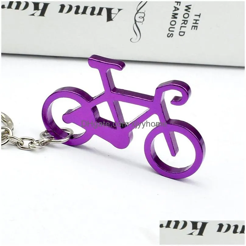 Openers Keychain Bottle Opener Bicycle Bike Portable Beer Metal For Wedding Party Favor Random Colors Lx5102 Drop Delivery Home Garden Dhez2