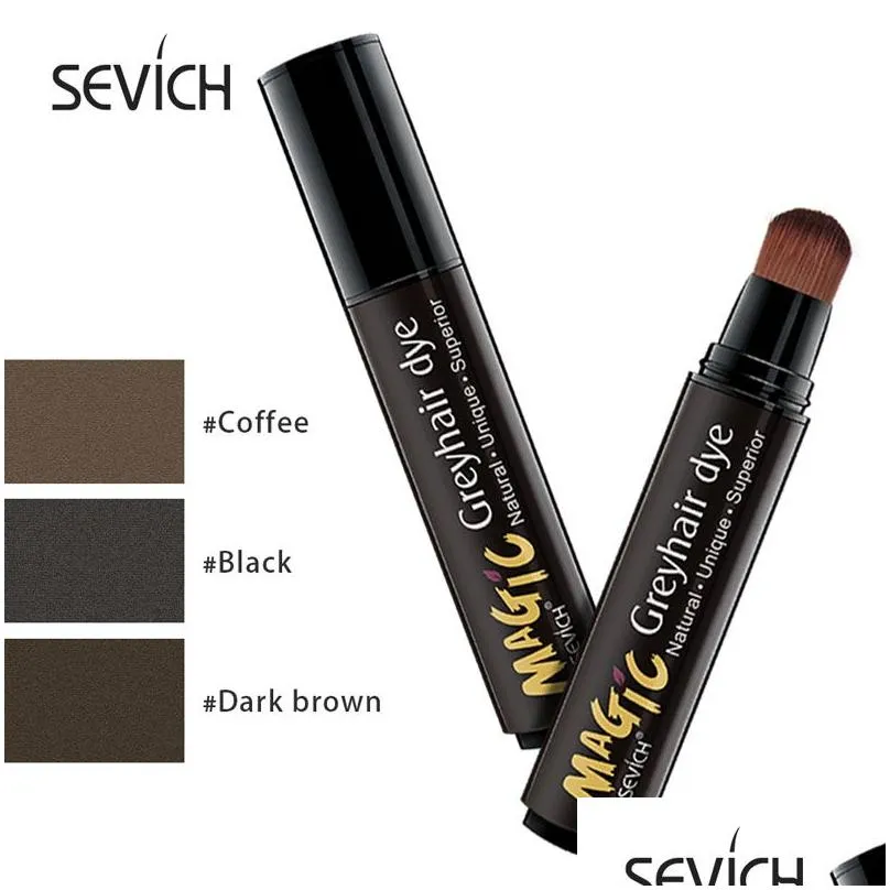 Sevich Temporary Hair Dye Pen Instant Hair Color Brush And Comb DIY Hair Color Wax Mascara Dye Cream 3 Color 12mlScouts2620315