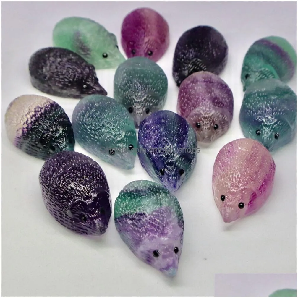 natural colorful fluorite hand carved crystal reiki healing specimen quartz crystal decoration of crafts collection5586953