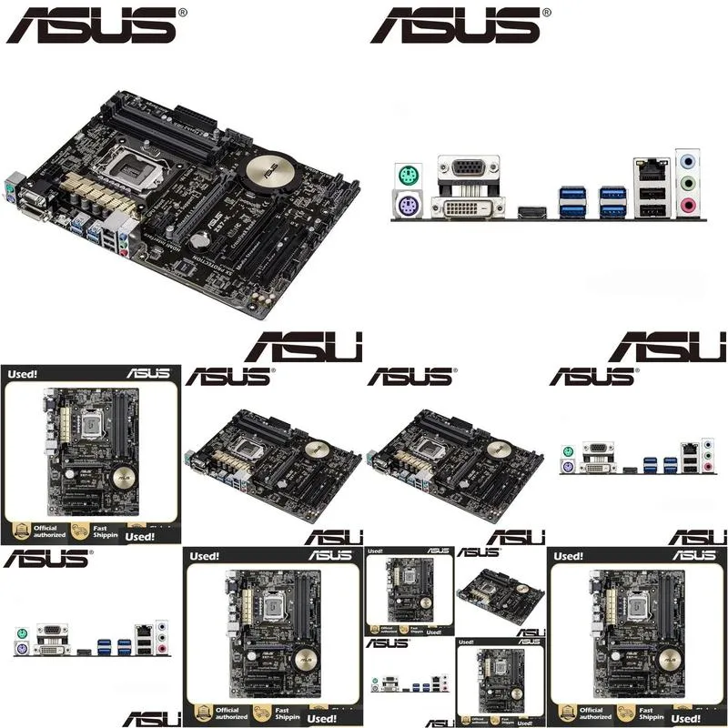 Motherboards Asus Z97K Desktop Motherboard LGA 1150 DDR3 USB2.0 USB3.0 32GB For I3 I5 I7 CPU Z97 Original motherboards free shipping
