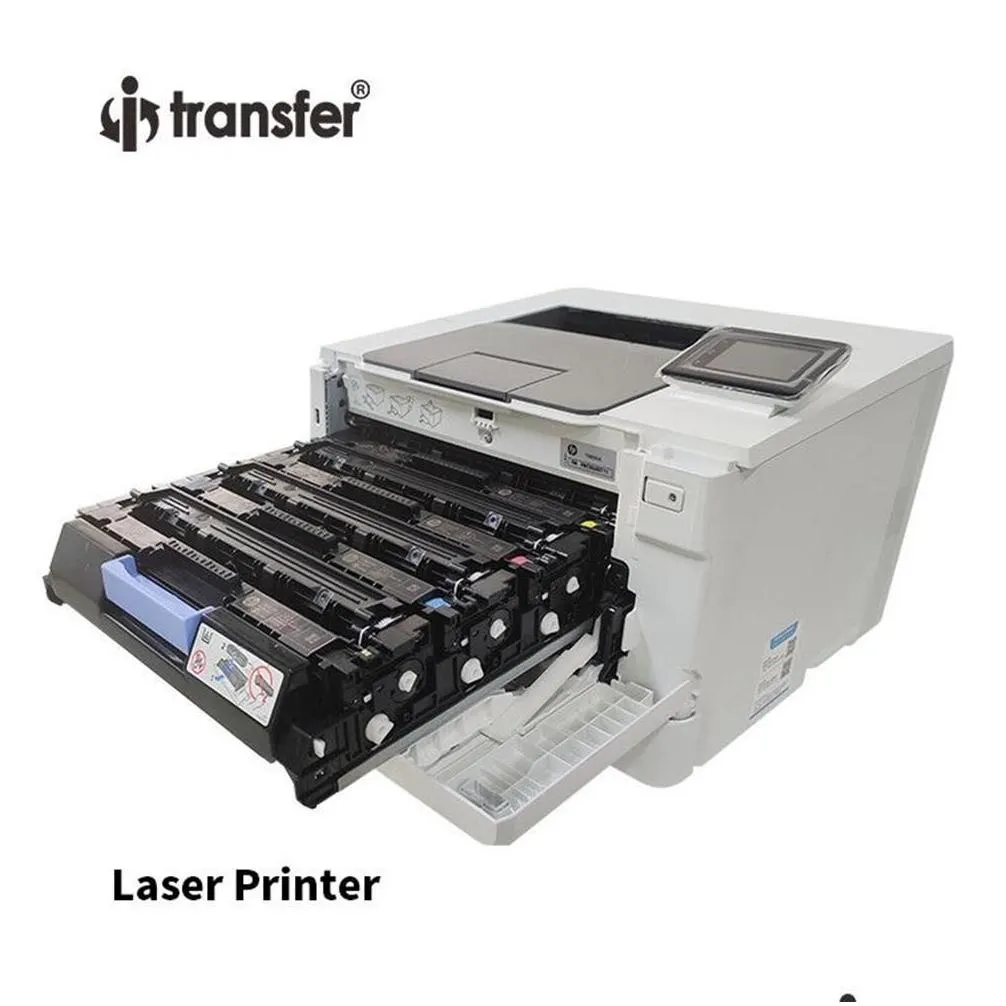 i Transfer Heat Transfer Materials Laser Printer Compatible White Color Toner Cartridge for Printer White Toner Cartridge