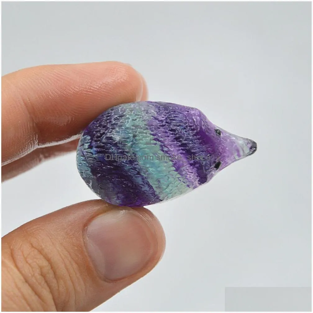 natural colorful fluorite hand carved crystal reiki healing specimen quartz crystal decoration of crafts collection5586953