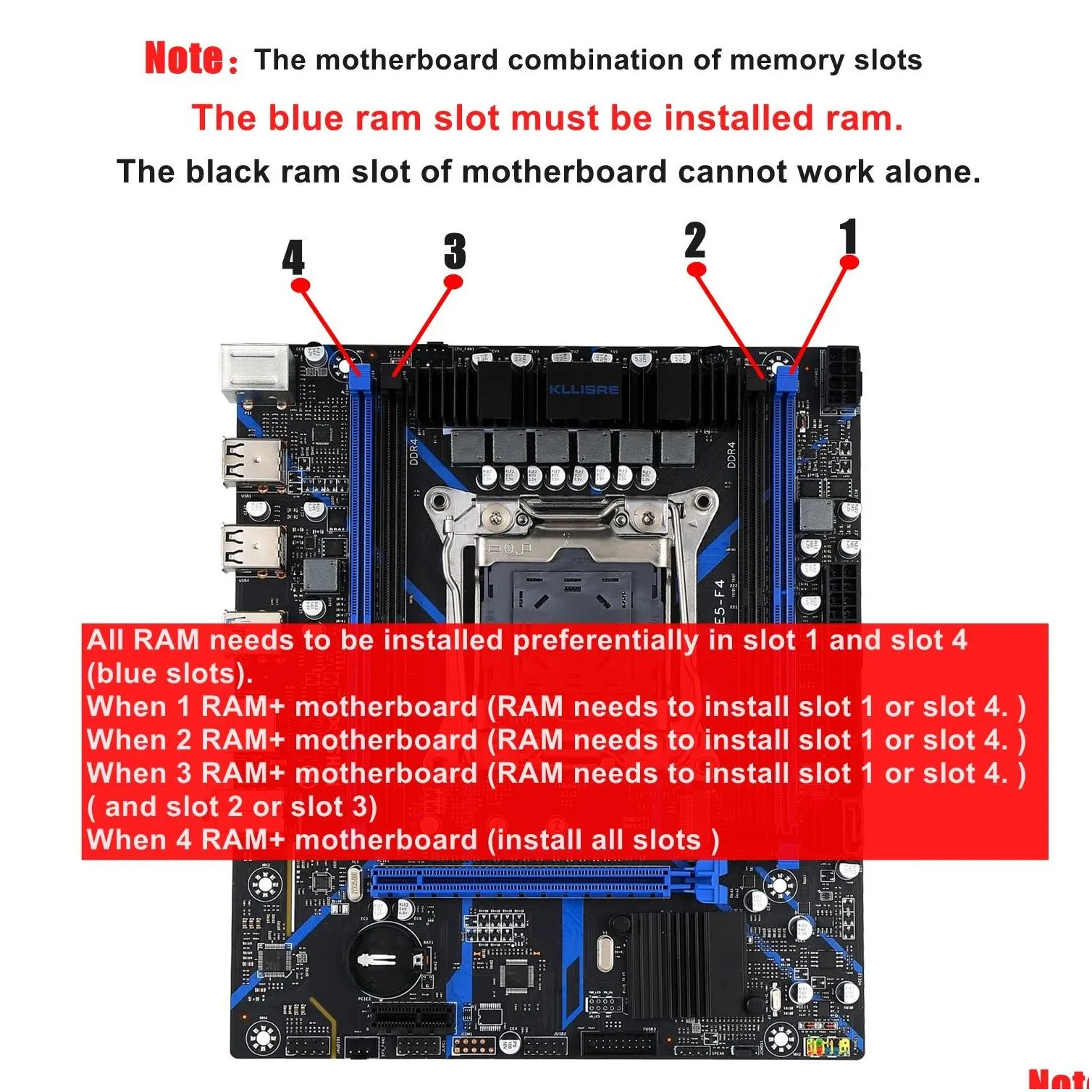 Pens Kllisre X99 Motherboard Combo Kit Set Lga 20113 Xeon E5 2630 V3 Cpu Ddr4 16gb (2pcs 8g) 2133mhz Ecc Memory