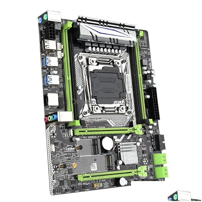motherboards x99m-h2 desktop motherboard lga2011-3 with e52670v3 processor and 1pcs ddr4 16g ecc memory support pcie m.2 wifi sata