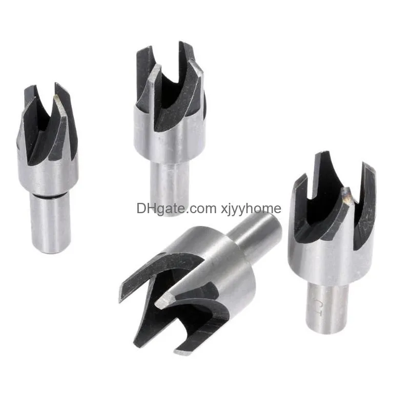 Furniture Accessories 4Pcs Wood Plug Cutter Cutting Tool Woodwork Drill Bit Set Claw Cork 6Mm10Mm1M16Mm9032805 Drop Delivery Dhhrn