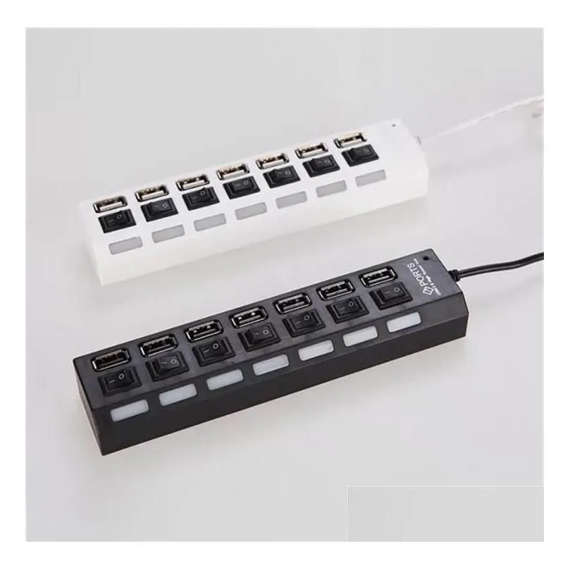 multi usb splitter 20 use hub power adapter 7 port multiple expander with switch for pca29a06a273301535