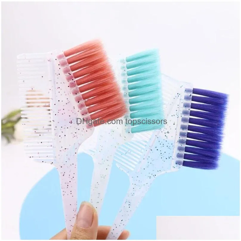 Hair Accessories Professional Dyeing Set For Salon Barber Coloring Dye Brush And Bowl Fashion Hairstyle Design Tool Drop Delivery Prod Dhwkh