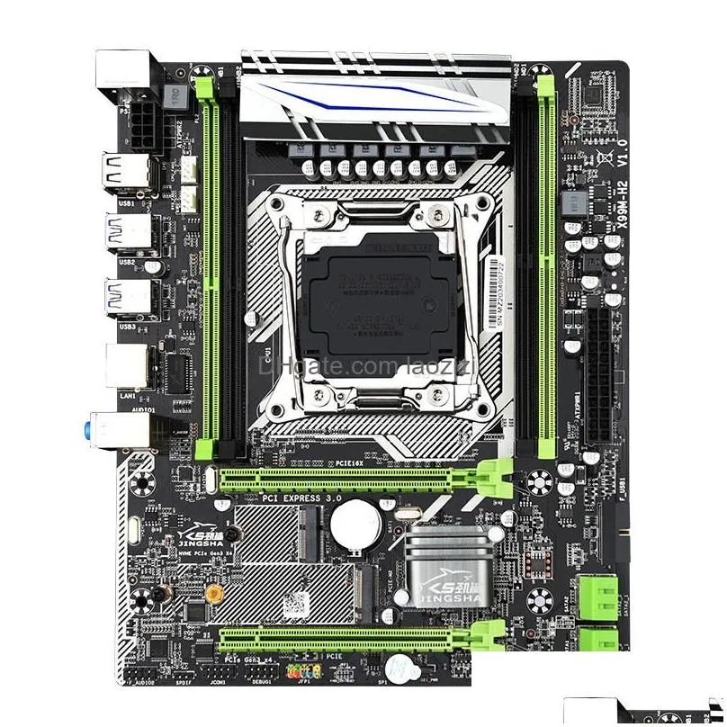 motherboards x99m-h2 desktop motherboard lga2011-3 with e52670v3 processor and 1pcs ddr4 16g ecc memory support pcie m.2 wifi sata