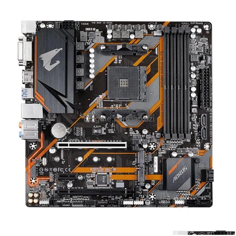 motherboards for gigabyte ga b450m aorus elite amd b450 /4-ddr4 dimm /m.2 /usb3.1 /micro-atx / max-64g double channel am4 motherboard