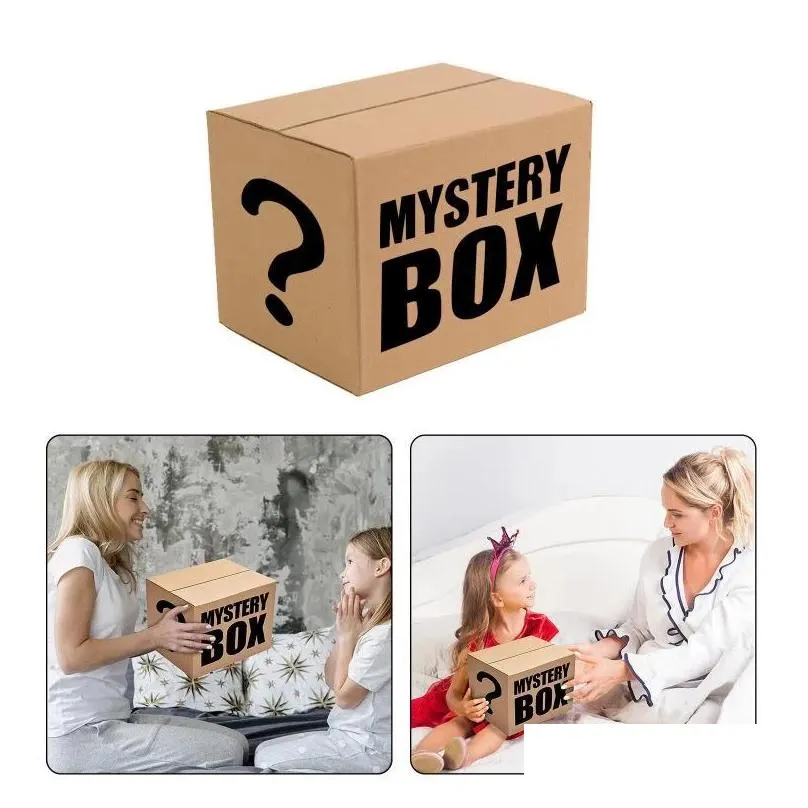 Other Festive Party Supplies Christmas Blind Box Slipper Lucky Boxs Mystery Mysterious Gift Random Get One Designer Quality Drop De Dh4Sx