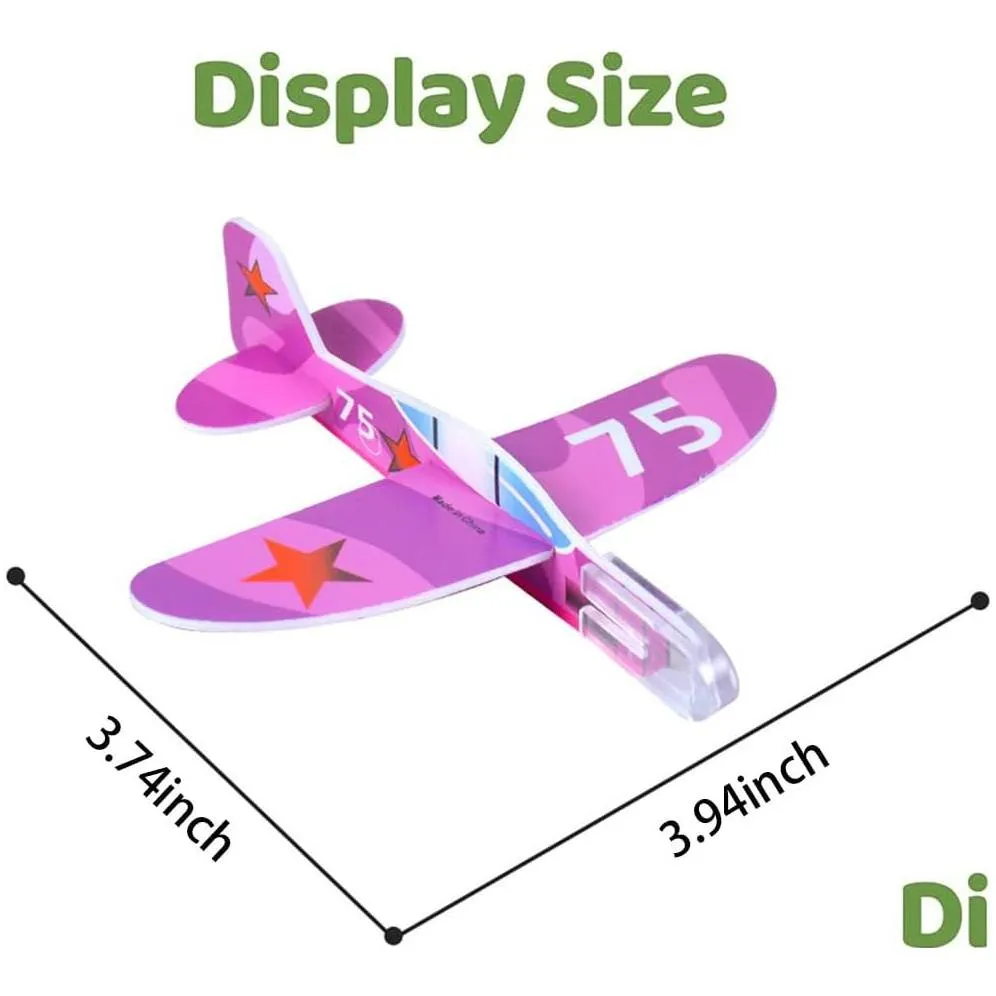 Novelty Items Foam Gliders Planes Toys For Kids Paper Airplane Drop Delivery Home Garden Decor Dhiv8