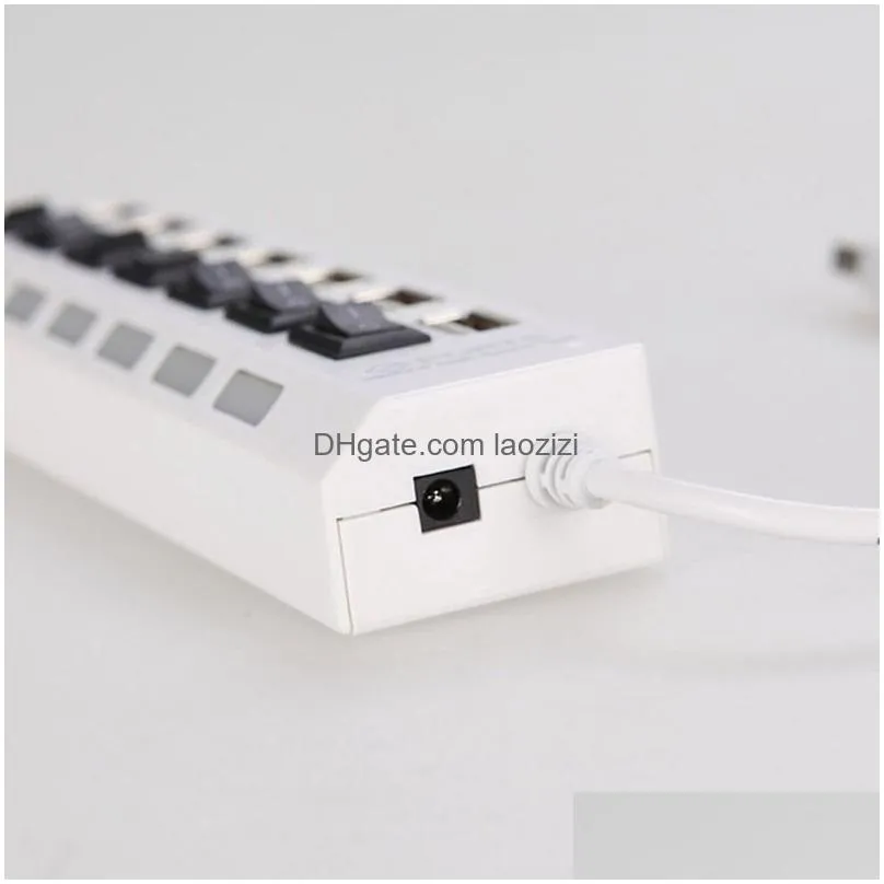 multi usb splitter 20 use hub power adapter 7 port multiple expander with switch for pca29a06a273301535