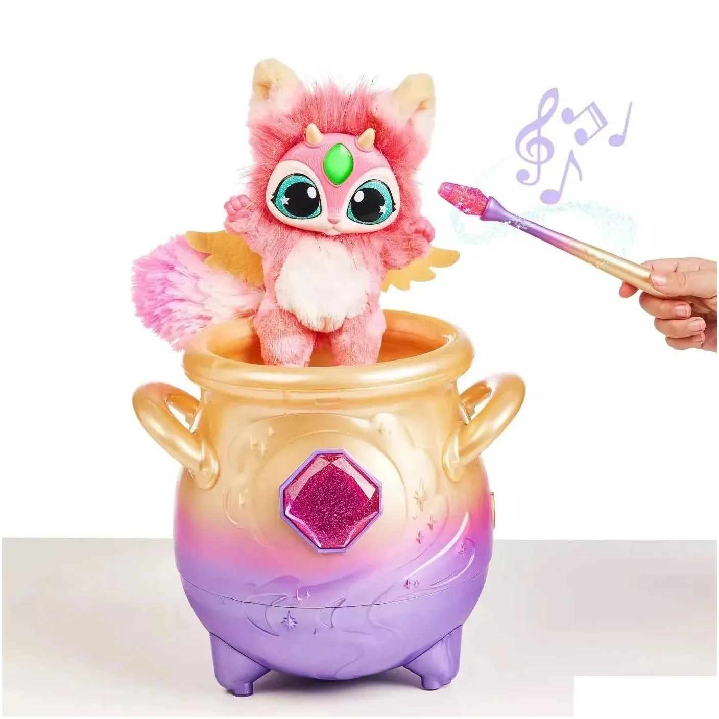 novelty items decorative objects figurines magic mixies magic fog pot surprise pet sound light interactive blind box toys authentic high