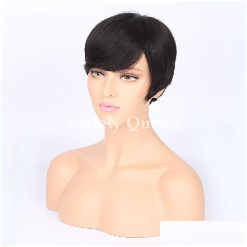 Top Quality Straight Full Lace Wig Malaysian Human Hair Wig Glueless Lace Front Wigs Natural Hairline5924803