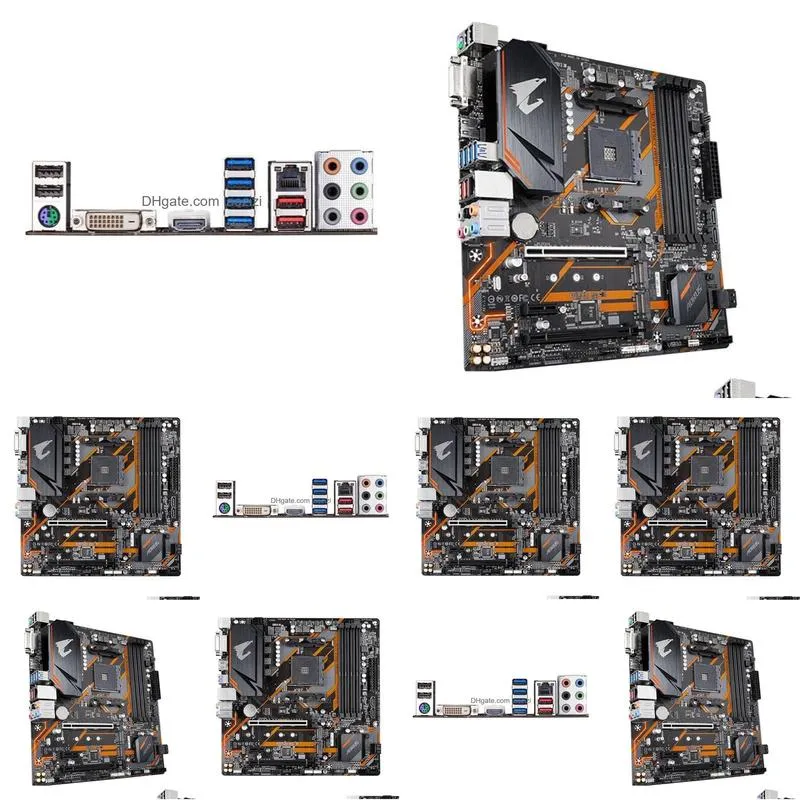 motherboards for gigabyte ga b450m aorus elite amd b450 /4-ddr4 dimm /m.2 /usb3.1 /micro-atx / max-64g double channel am4 motherboard