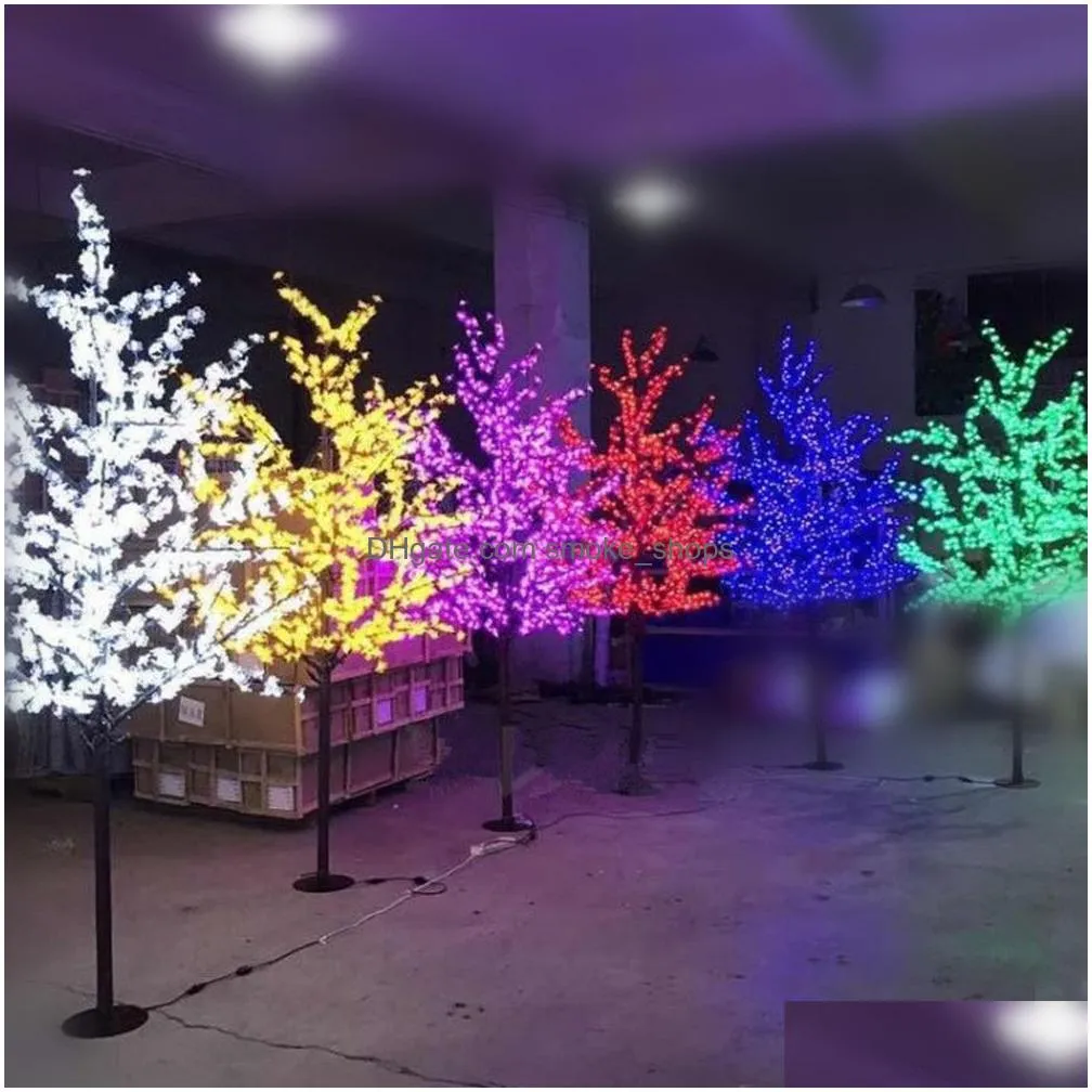 ship 65ft 18m 864 pcs height led cherry blossom tree outdoor wedding garden holiday christmas light decor leds6963811