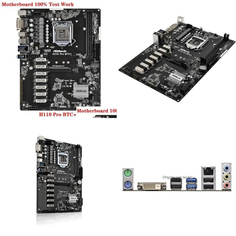 motherboards used for asrock h110 pro btc motherboard supports 6/7th generationmotherboards