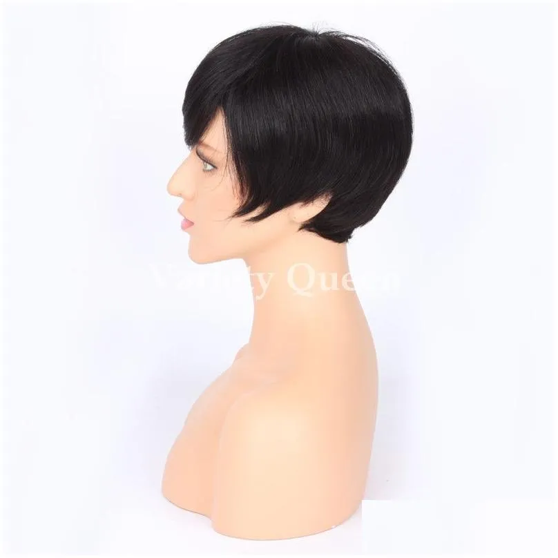 Top Quality Straight Full Lace Wig Malaysian Human Hair Wig Glueless Lace Front Wigs Natural Hairline5924803