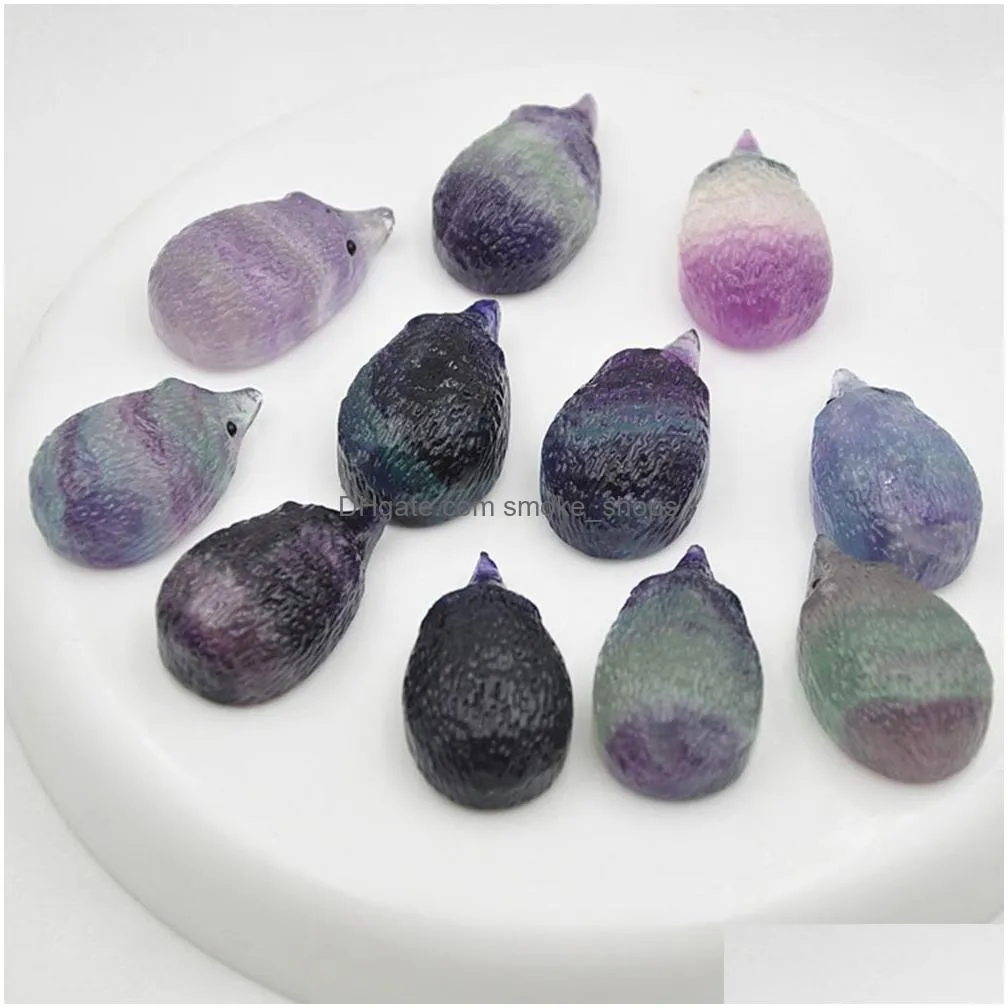 natural colorful fluorite hand carved crystal reiki healing specimen quartz crystal decoration of crafts collection5586953