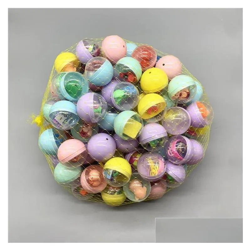 50mm easter twisted egg mix capsule ball child easter twisted egg gift childrens blind box toys different surprise plastic toys s 