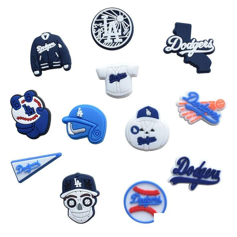 Wholesale Pvc Baseball Shoe Decoration Charms Accessories for Croc Charms Jibbitz