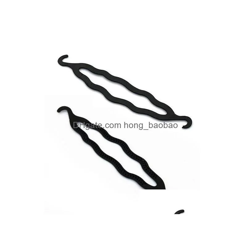 hair twist styling clip stick bun maker braid tool hair accessories fashion black brown 