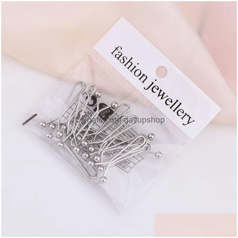 Pins, Brooches Womens Scarf Clip U-Shaped Neck Fixer Artifact Pin Accessories Wholesale Drop Delivery Jewelry Dhezc