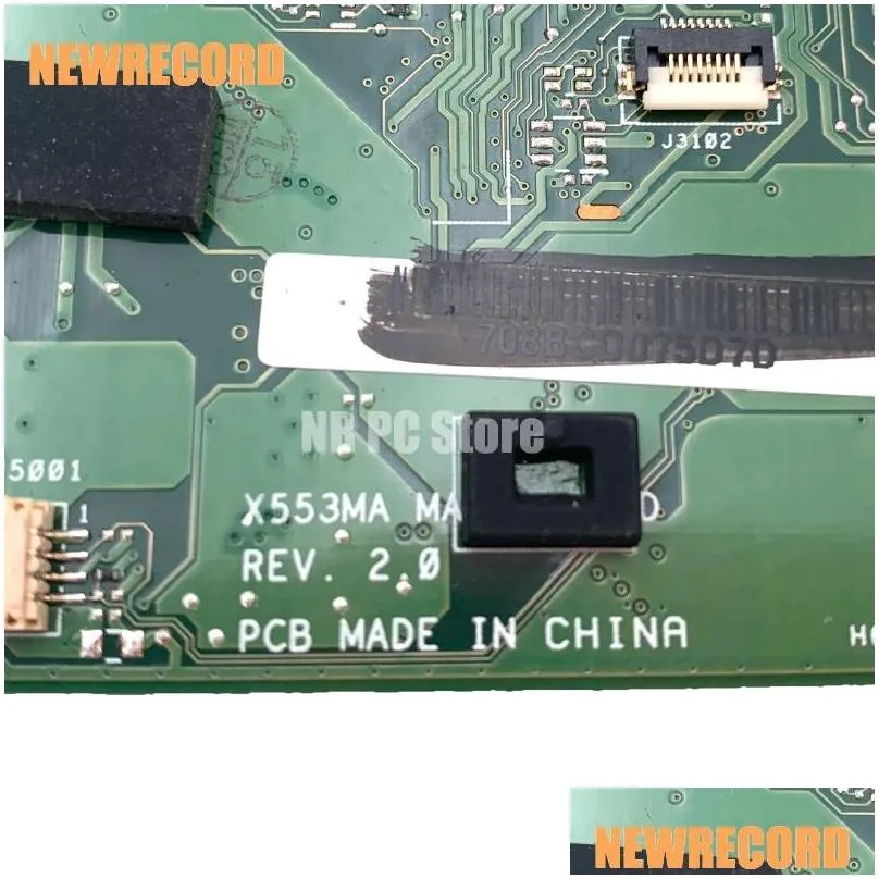 Motherboard For ASUS X553MA PN:60NB04X0MB1900 DDR3 Laptop Motherboard With Intel N2830 N2840 N2930 N3530 N3540 CPU 100% Fully Tested