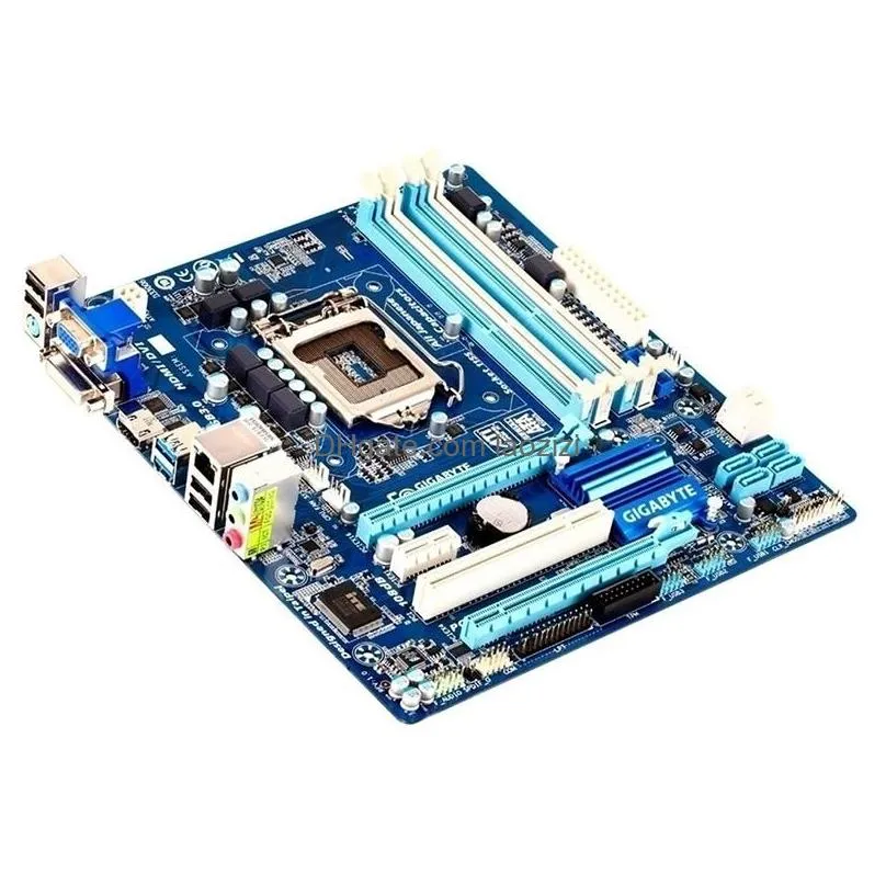 DHgate Original GA Z77M D3H LGA1155 DDR3 Intel Z77 Desktop Motherboard with USB3.0 and SATA III Computers Networking