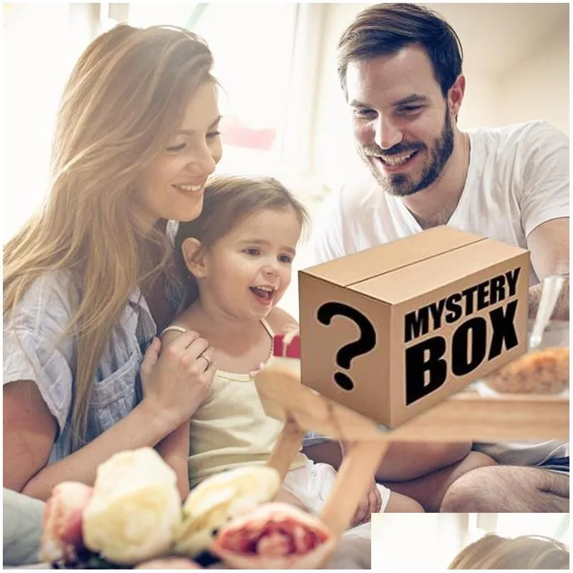 gift wrap lucky box toy blind boxes mysterious big surprise bags halloween christmas party present extra hard reinforced carton 