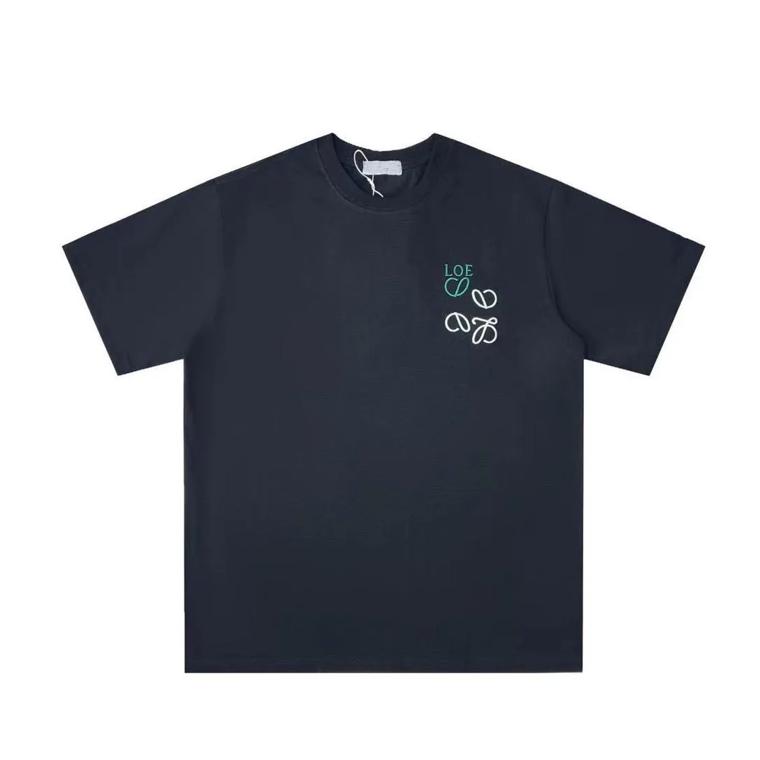 Men`s T-Shirts T-shirts Designer Loewees Embroidery Fashion Quality Cotton Short Sleeve Tshirtss