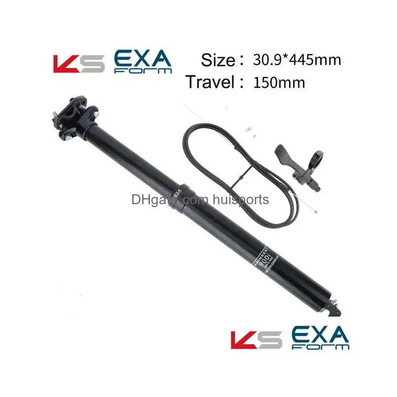 ks exa form 900i adjustable seatpost dropper post moutain bike mtb internal routing 309 316 395mm remote seat y240325
