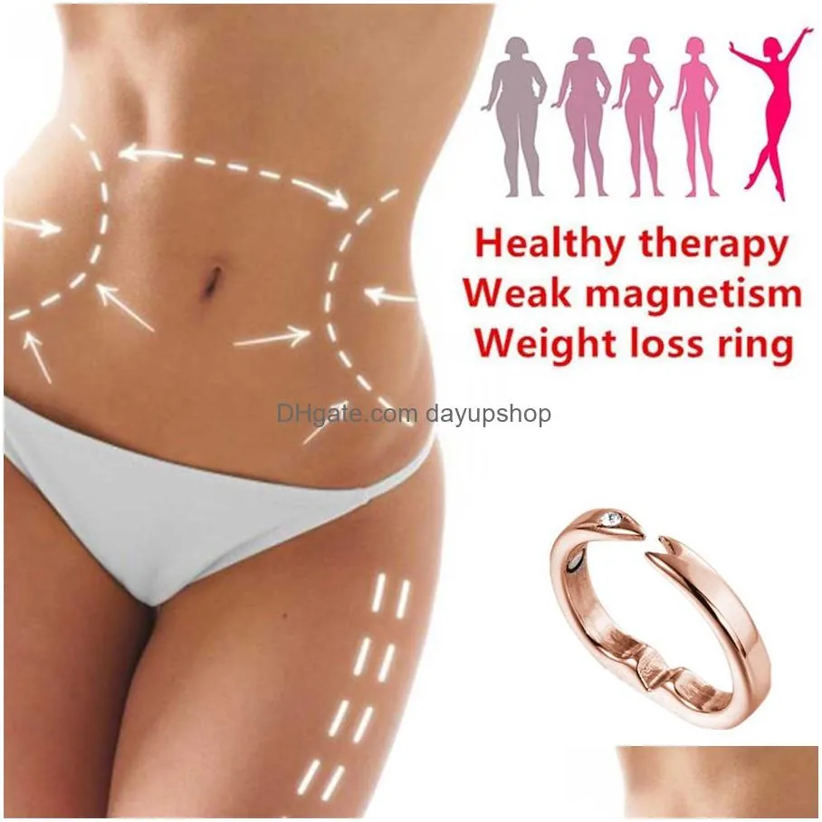 Band Rings Magnetic Health Ring Opening Anti-Snoring Drop Delivery Jewelry Dh4O5