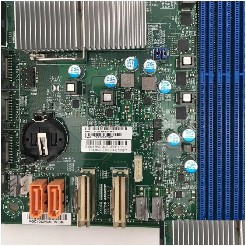 motherboards x12dpi-n6 for supermicro server motherboard dual lga-4189 3rd gen. xeon scalable processors rj45 gigabit ethernet lan