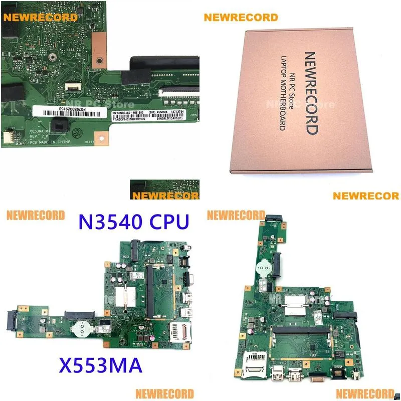 Motherboard For ASUS X553MA PN:60NB04X0MB1900 DDR3 Laptop Motherboard With Intel N2830 N2840 N2930 N3530 N3540 CPU 100% Fully Tested