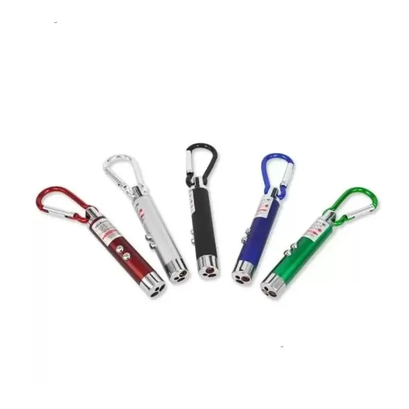 Laser Flashlights Mti-Functional Mini 3 In1 Led Light Pointer Key Chain Torch Money Detector 2022 Drop Delivery Sports Outdoors Campin Dhacd