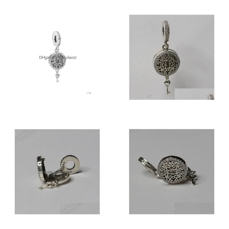 regal love key pendant charm 925 sterling silver suitable for charm beads bracelet jewelry 797660cz fashion gift charm