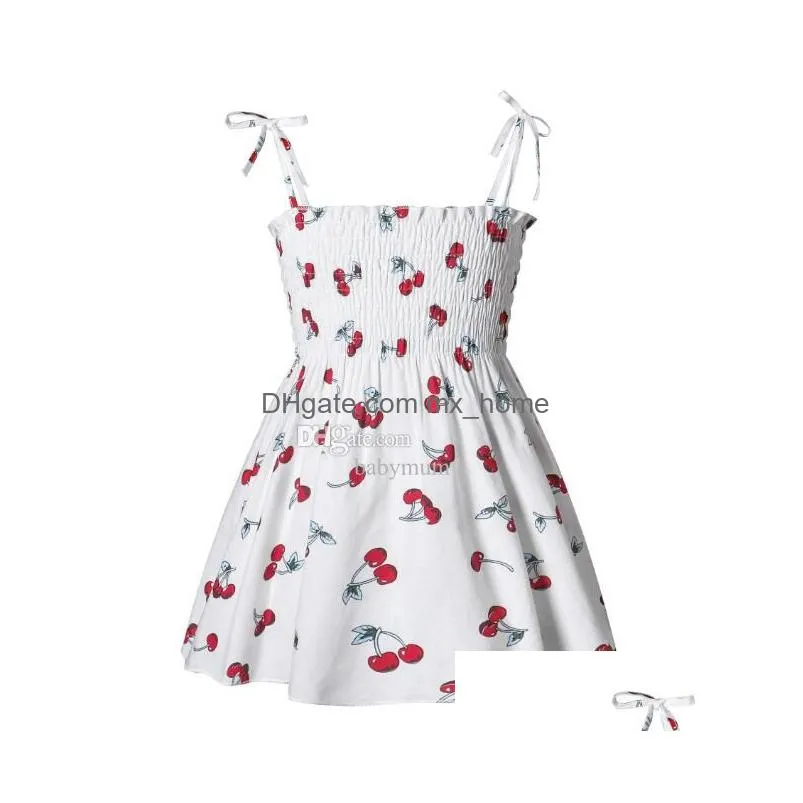 summer kids cami dress baby cotton beach dress fashion girls floral skirt toddler infant swim bath floral skirt girl princess sleeveless