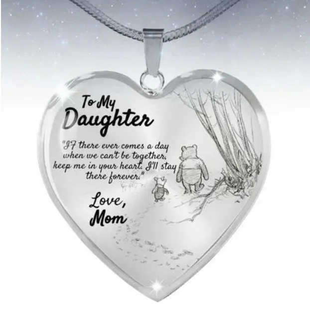 Pendant Necklaces Pendants Jewelry Diamond Peach Heart Mothers Day Gift Family Daughter Sister Crystal Necklace Drop Delivery 2021 Otexu