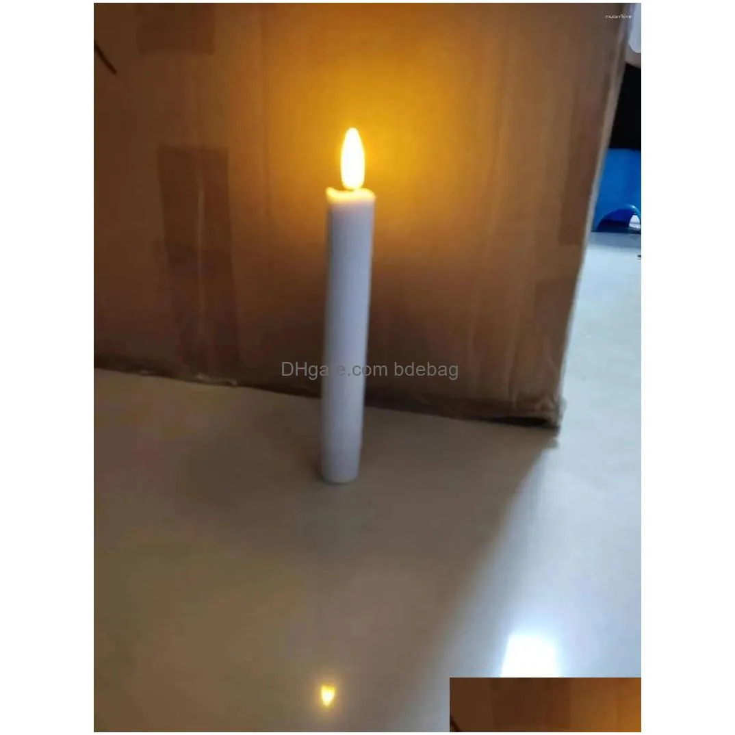 candle holders 80pcs twinkling christmas led candles with remote control 10 long battery operated warm white decorative