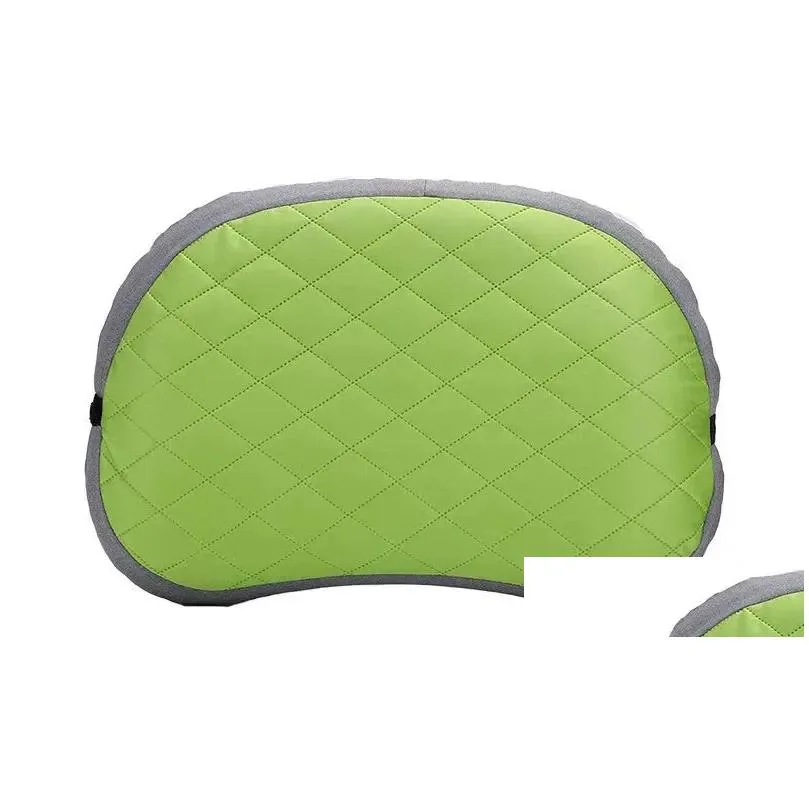 Gear Outdoor Camping Pillow Travel Portable Pillowcase Nap Blow Pillow Drive Airplane Back Cushion Pillow