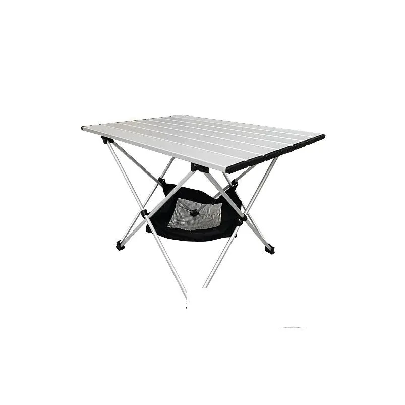 Camp Furniture Lighten Up 7075 Aluminum Alloy Portable Ultralight Camping Table Foldable Outdoor Garden Desk For Picnic
