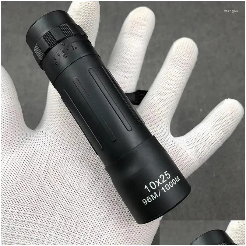 Telescope 10 25 Zoomable Optic Lens Night Vision Monocular Scope Device Powerful Monoculars